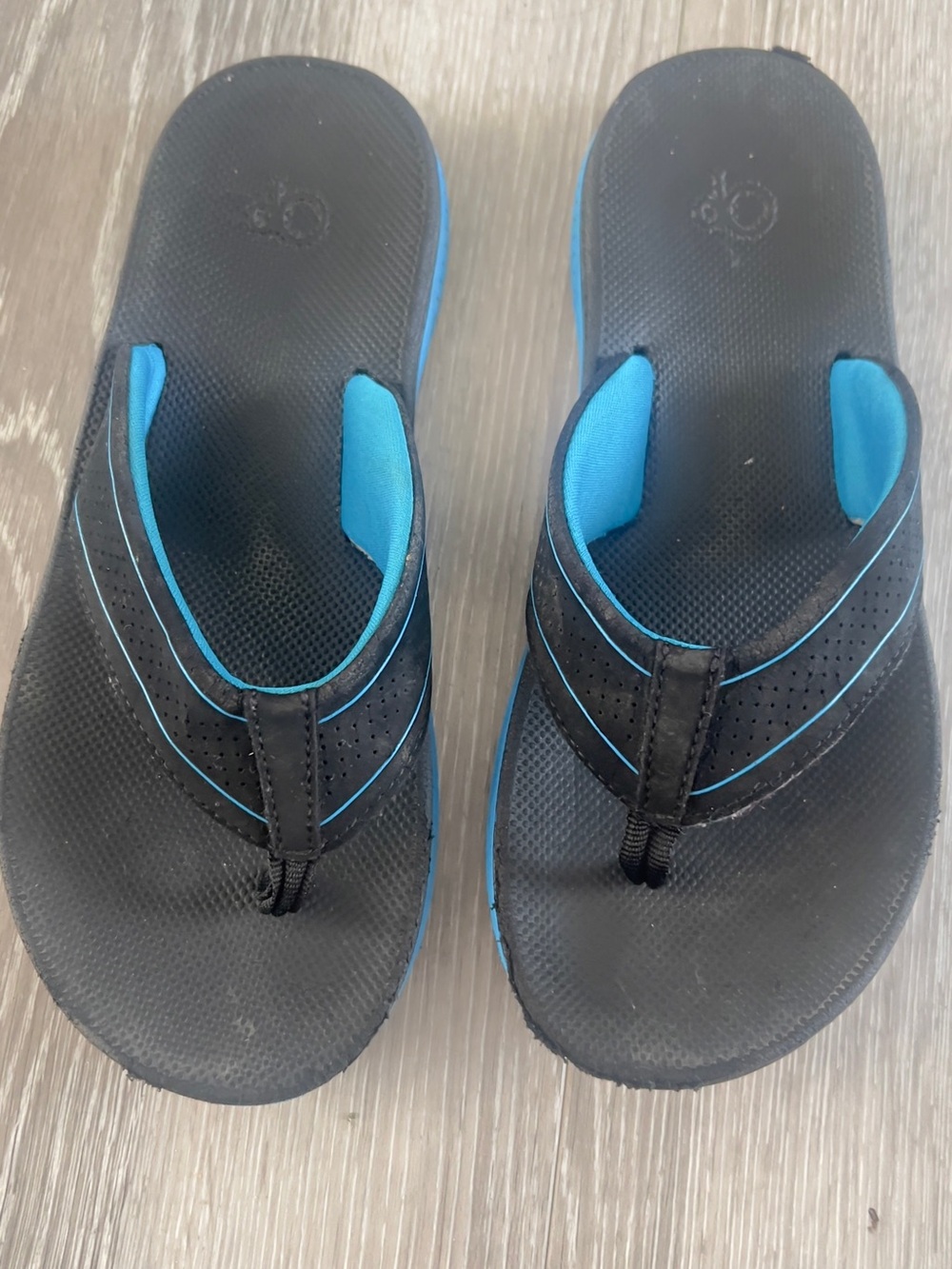 OP Black and Blue Women's Sandal Flip Flops